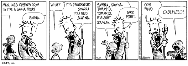 Jef Mallett's comic strip 'Frazz'